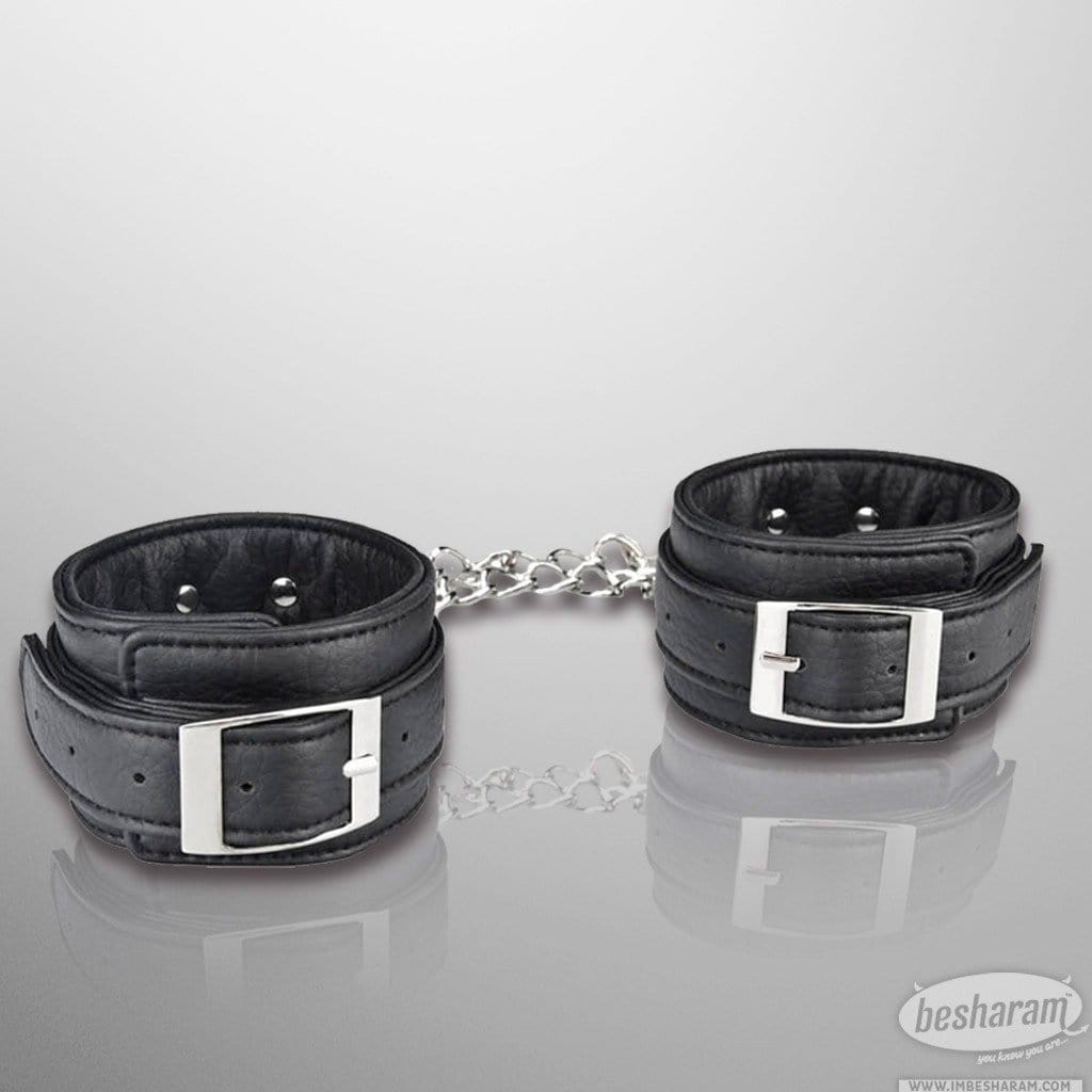Lux Fetish Unisex Leatherette Cuffs-IMbesharam.com