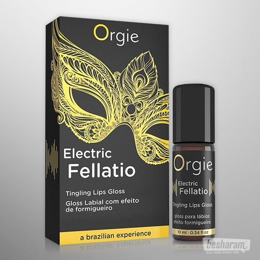 Orgie Electric Fellatio Tingling Lip Gloss-IMbesharam.com