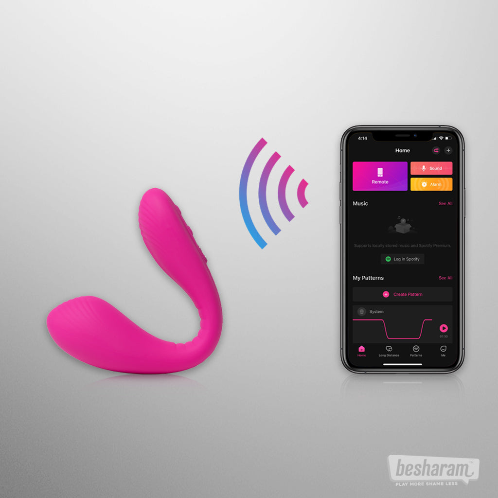 Lovense QUAKE (DOLCE) Adjustable Dual SMART Vibrator In-App