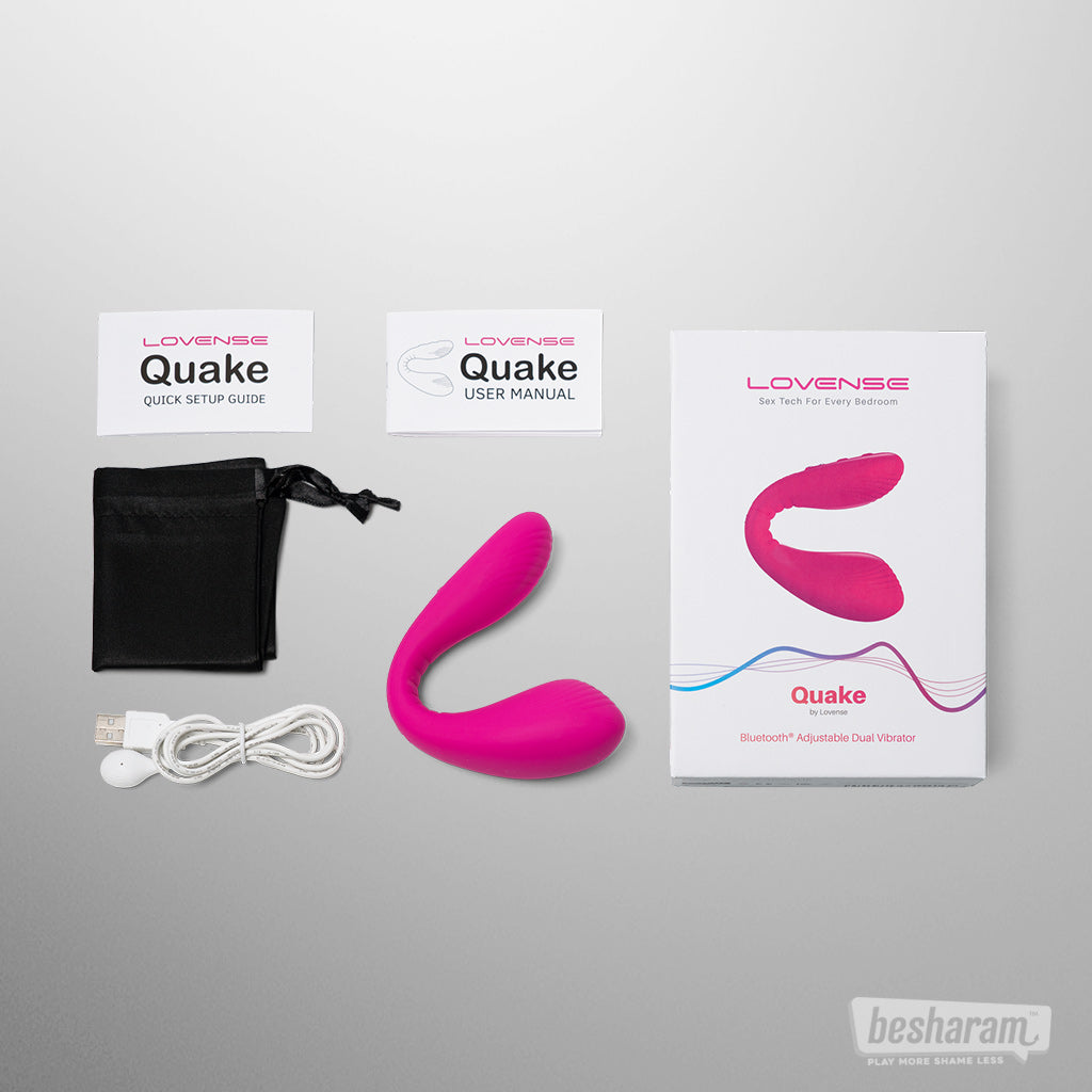 Lovense QUAKE (DOLCE) Adjustable Dual SMART Vibrator Inclusions