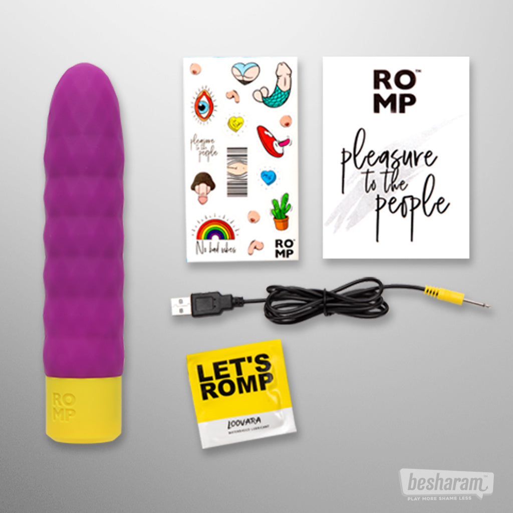 ROMP Beat Classic Vibrator Inclusions