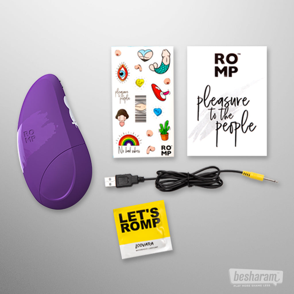 ROMP Free Clitoral Vibrator Inclusions