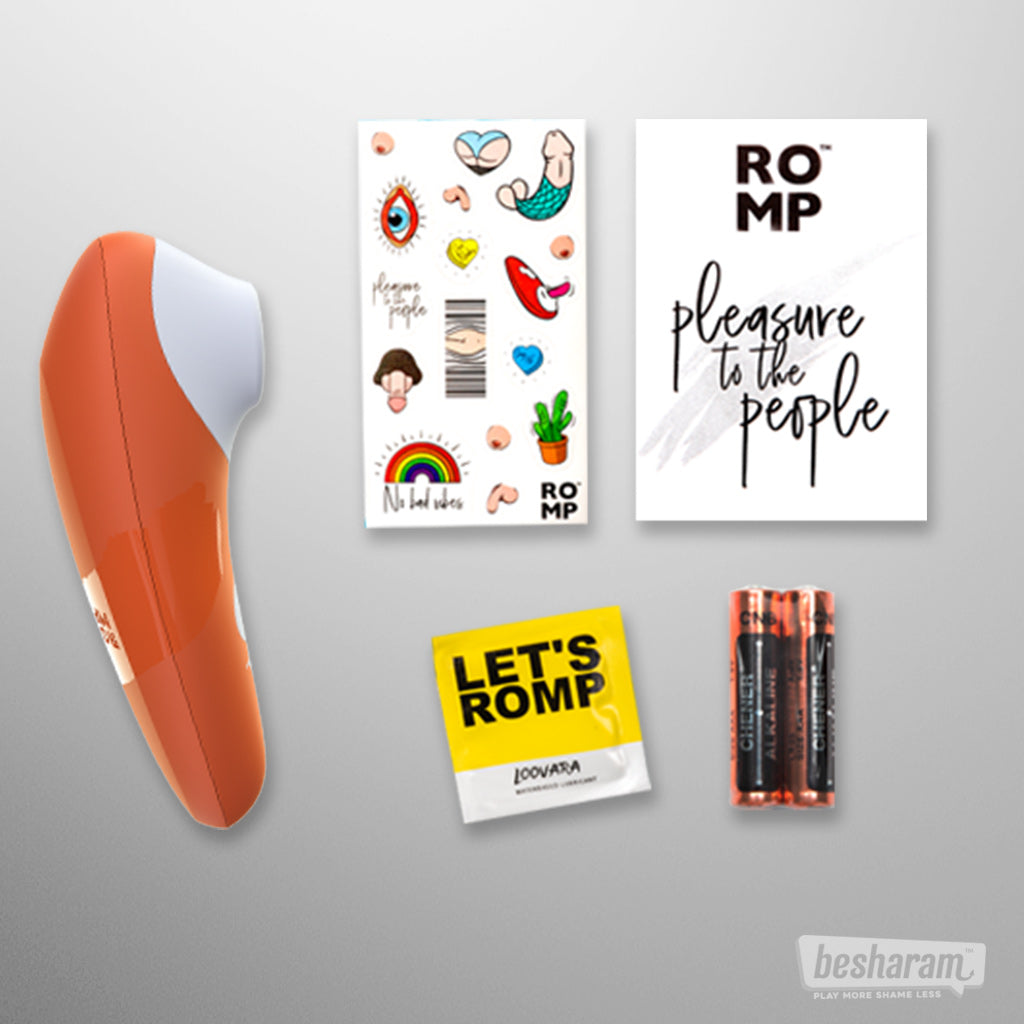 ROMP Switch Clitoral Vibrator Inclusions