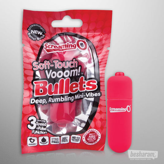 Screaming O Soft Touch Vooom Bullet Red