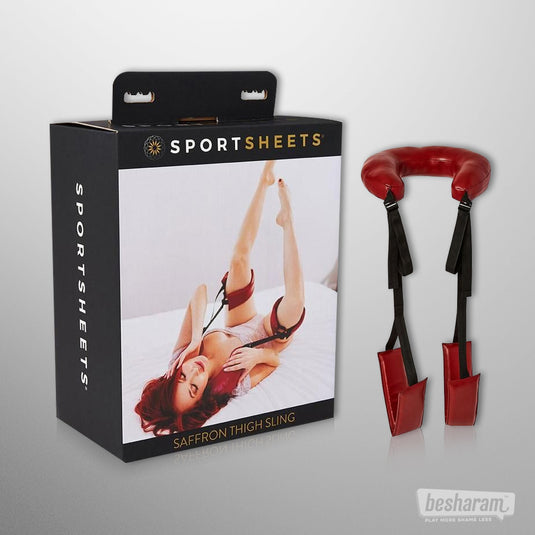 Sex & Mischief Saffron Thigh Sling-IMbesharam.com
