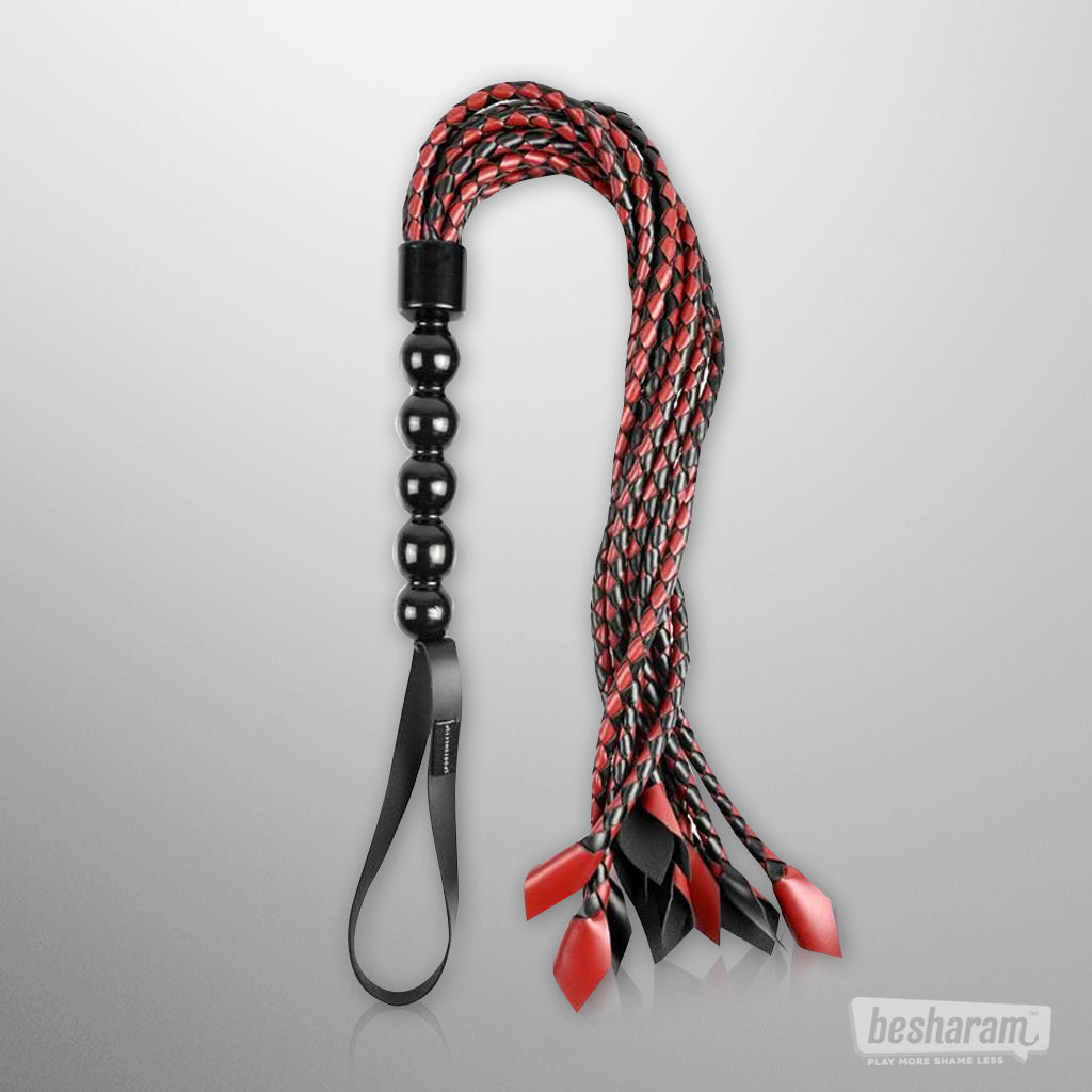 Sex &amp; Mischief Saffron Braided Flogger