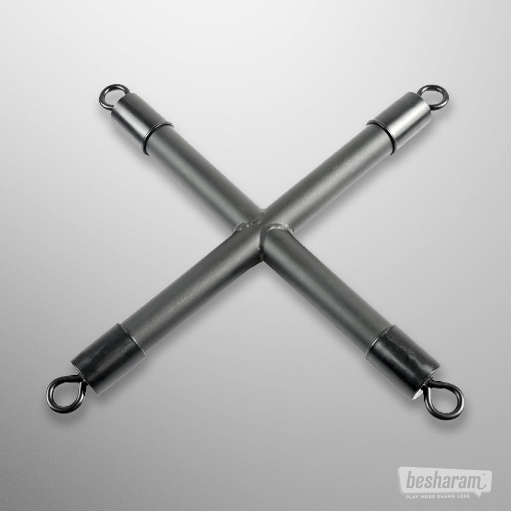 Sex & Mischief Saffron Hog Tie & Cuff Set Aluminum Tube