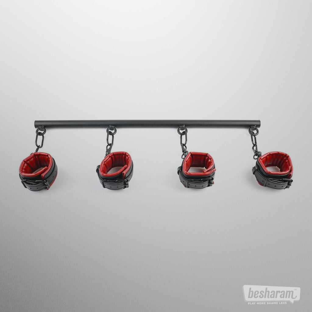 Sex & Mischief Saffron Spreader Bar & Cuff Kit