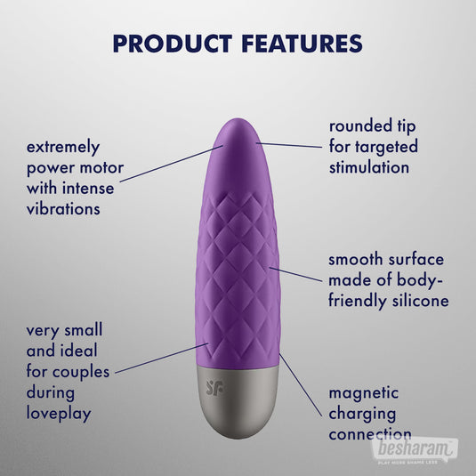 Satisfyer Ultra Power Bullet 5 Mini Vibrator-IMbesharam.com