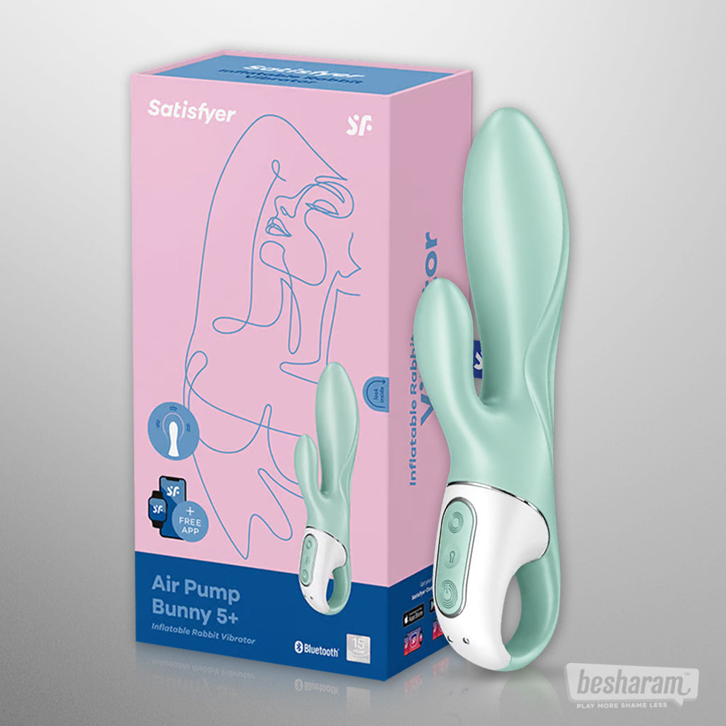 Satisfyer Air Pump Bunny 5+ App Controlled Vibrator-IMbesharam.com