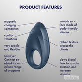 Satisfyer Powerful One - App Controlled Cock Ring-IMbesharam.com