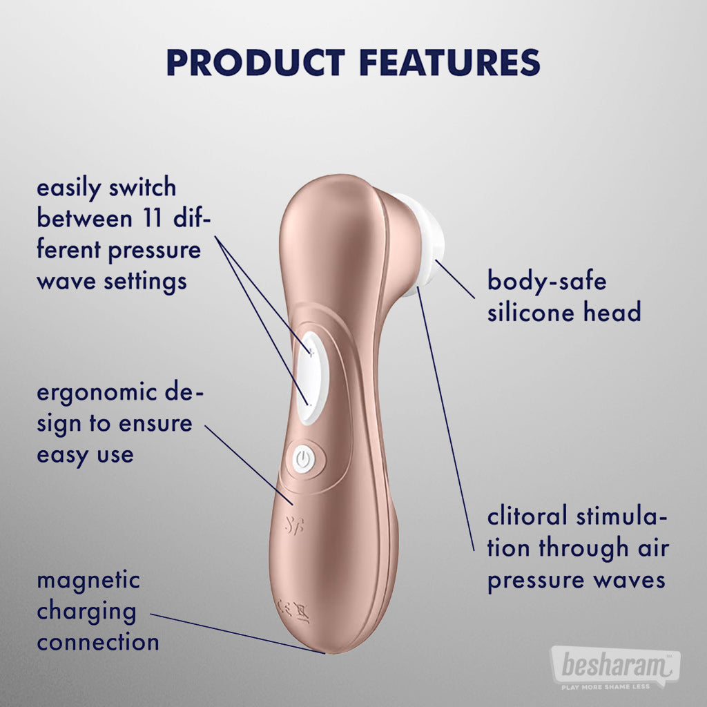 Satisfyer Pro 2 Pressure Wave Vibrator-IMbesharam.com