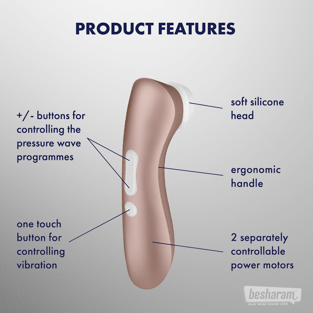 Satisfyer Pro 2+ Suction + Vibration Massager-IMbesharam.com