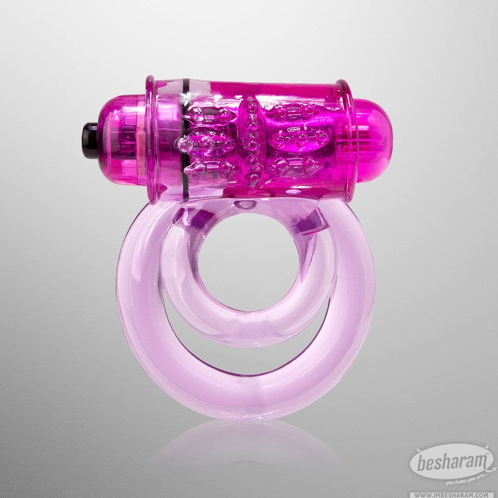 Screaming O DoubleO 6 Vibrating Erection Ring Purple