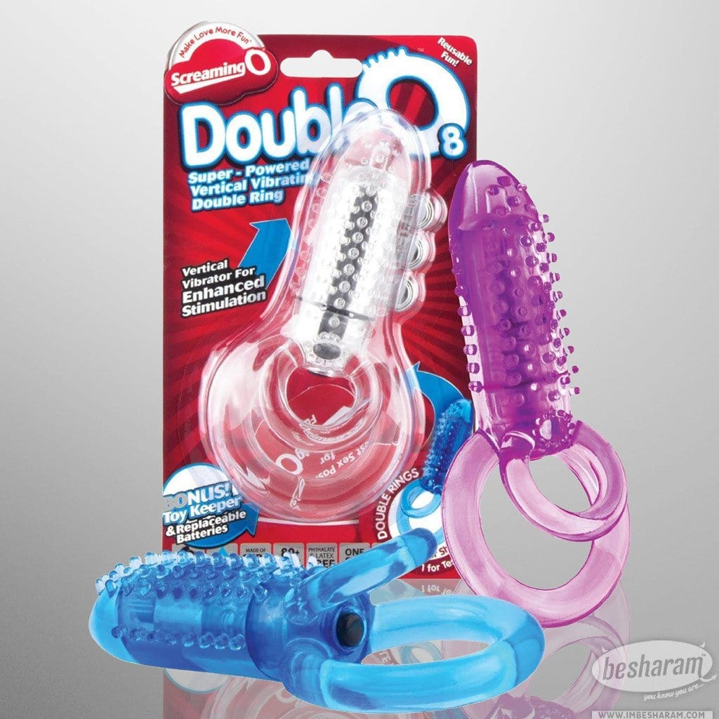Screaming O DoubleO 8 Double Cock Ring Unboxed