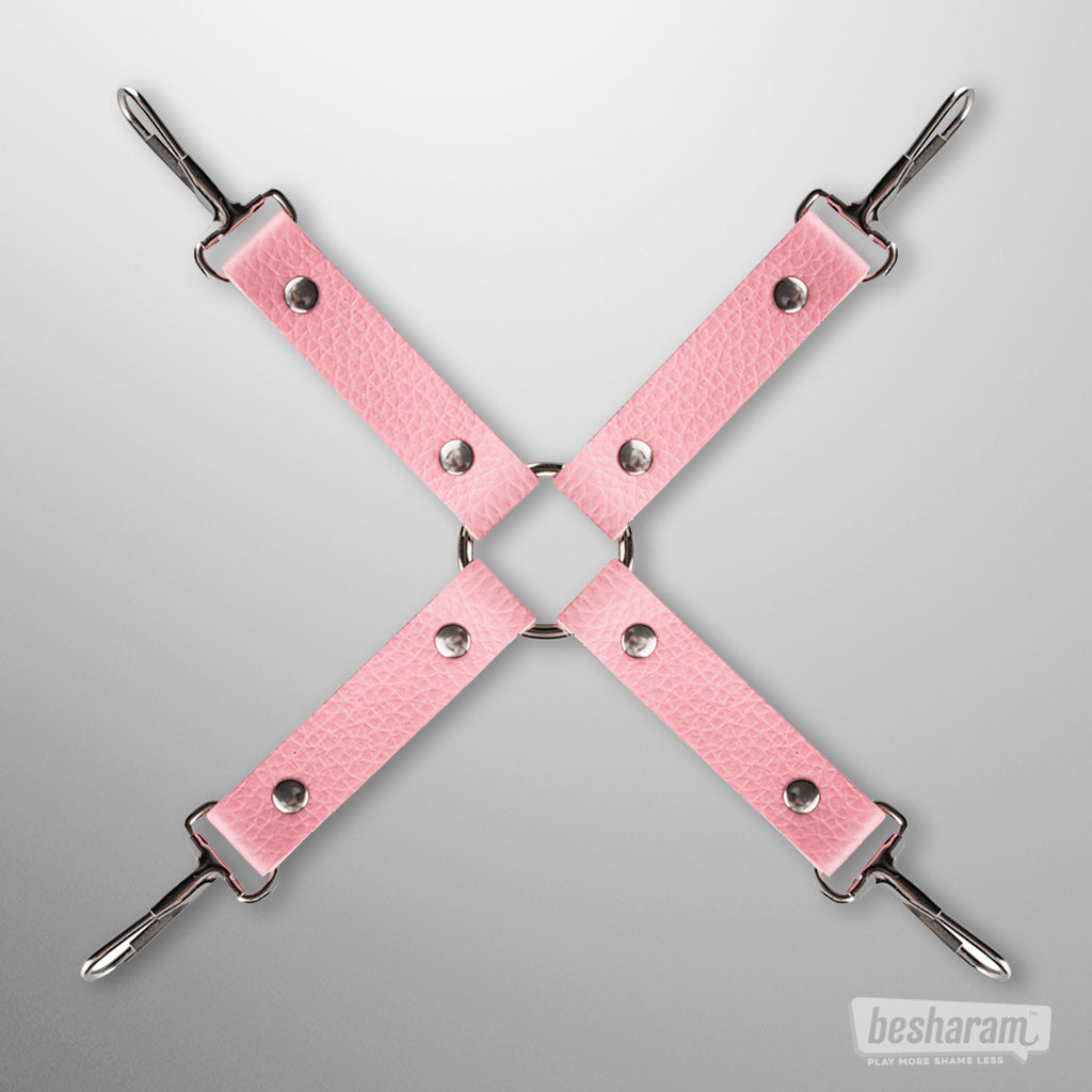 Secret Pleasure Chest Pink Pleasure BDSM Set Hog tie