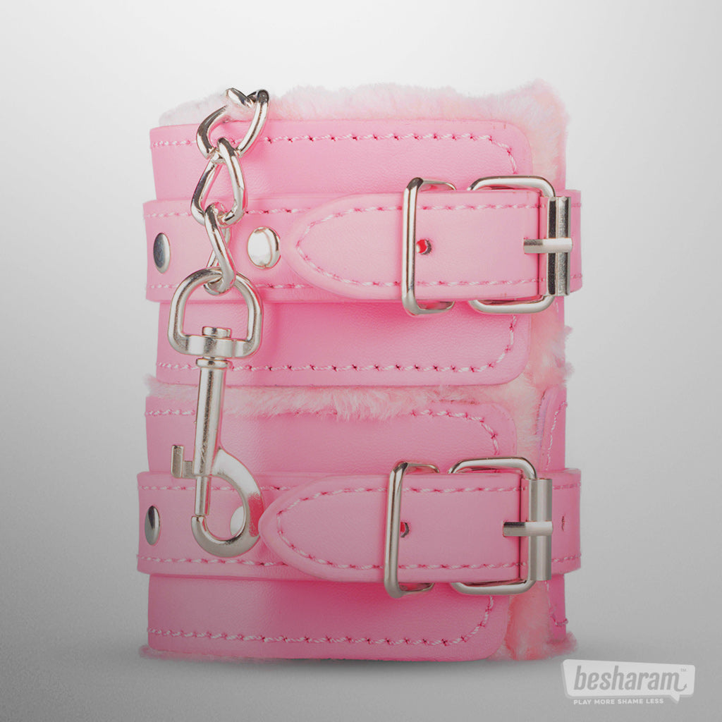 Secret Pleasure Chest Pink Pleasure BDSM Set Handcuffs