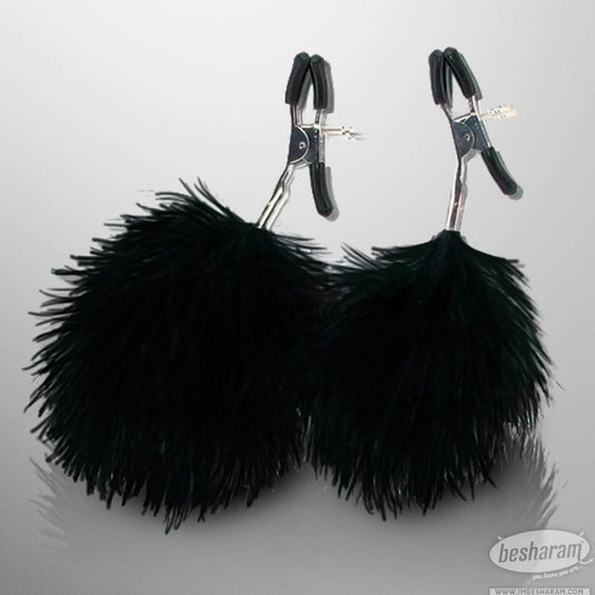Sex & Mischief Feathered Nipple Clamps