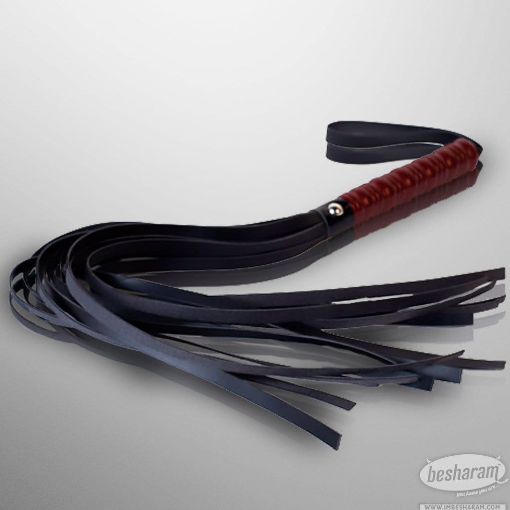 Sex & Mischief Mahogany Flogger Front