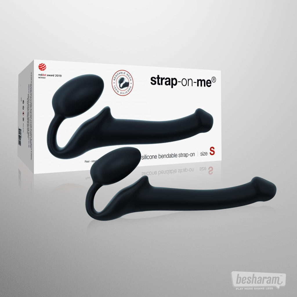 Strap-on-Me Strapless Bendable Strap-On Dildo Black Unboxed
