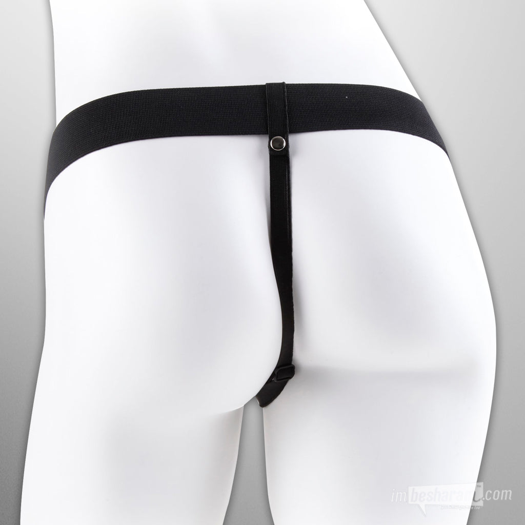 Fetish Fantasy 7" Hollow Strap-On with Balls Back
