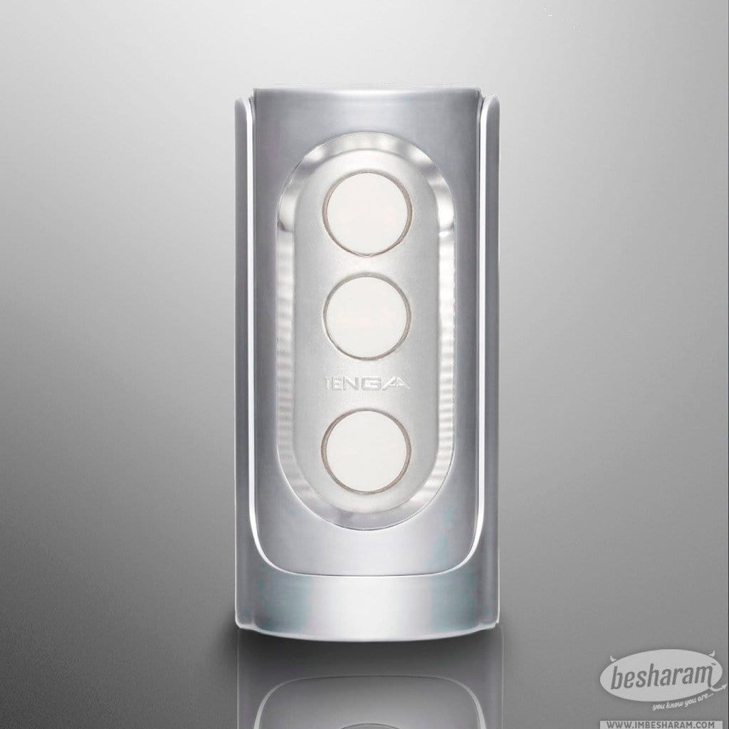Tenga Flip Hole Masturbator Silver Front