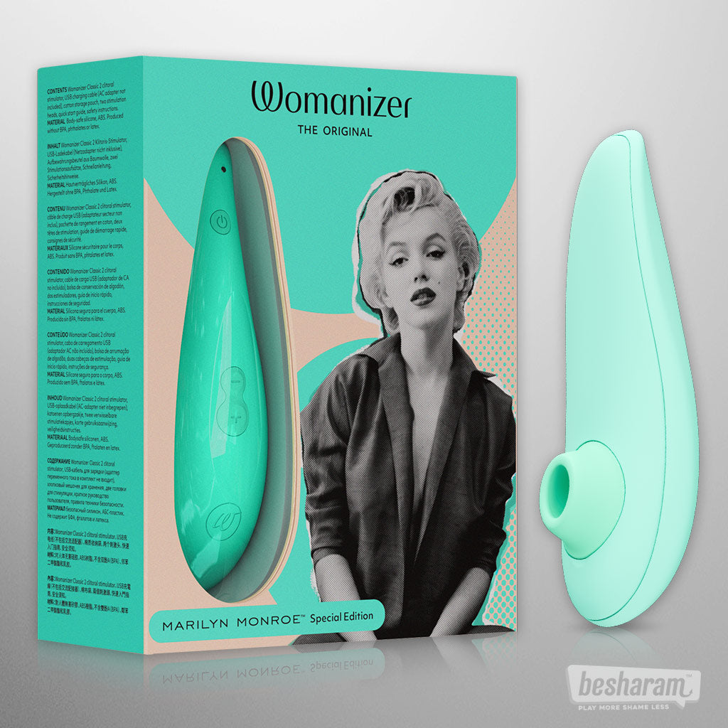 Womanizer Classic 2 Clitoral Vibrator Marilyn Monroe Special Edition-IMbesharam.com