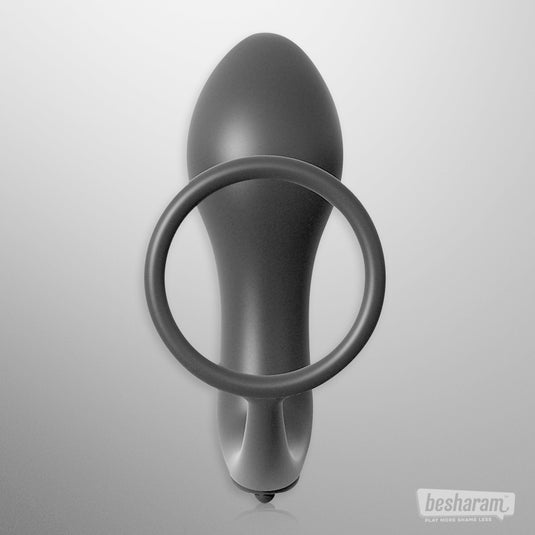 Anal Fantasy Ass-Gasm Cockring Vibrating Plug Details