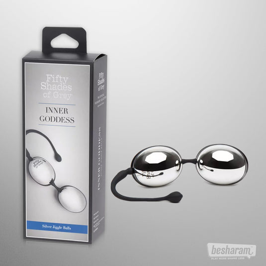 Fifty Shades of Grey Inner Goddess Silver Jiggle Balls-IMbesharam.com
