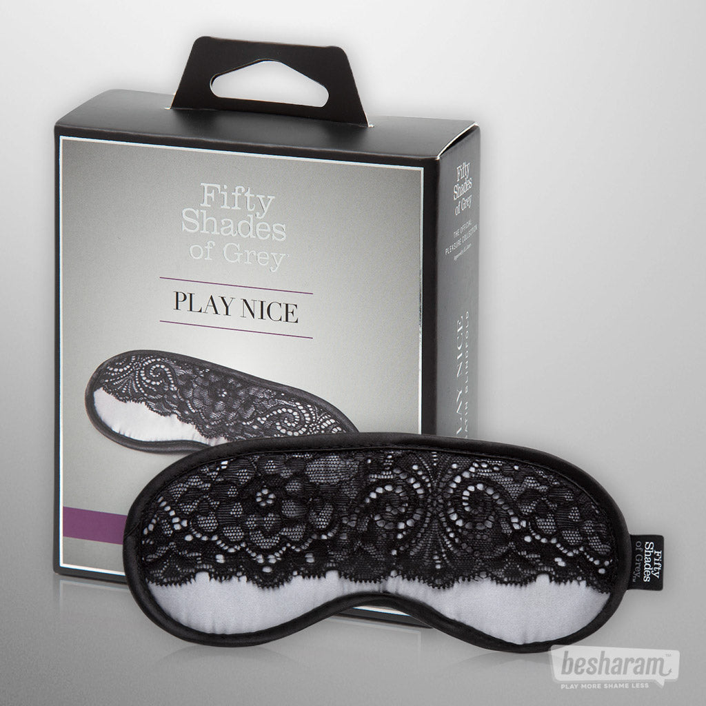 Fifty Shades Of Grey Satin Lace Blindfold-IMbesharam.com