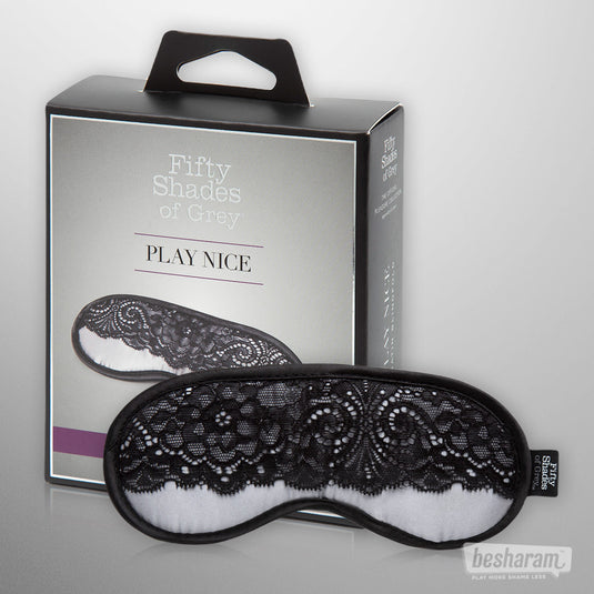 Fifty Shades Of Grey Satin Lace Blindfold-IMbesharam.com