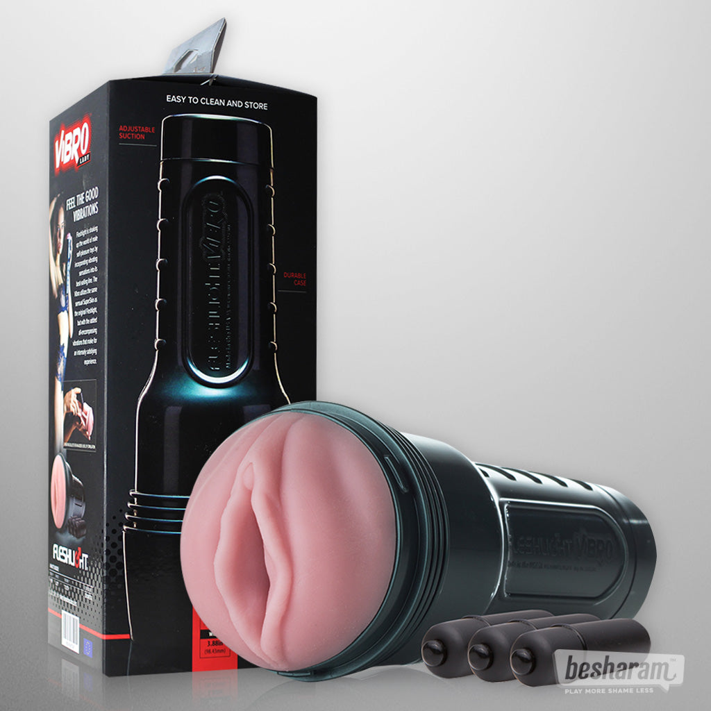 Fleshlight® Vibro Pink Touch Vibrating Masturbator-IMbesharam.com