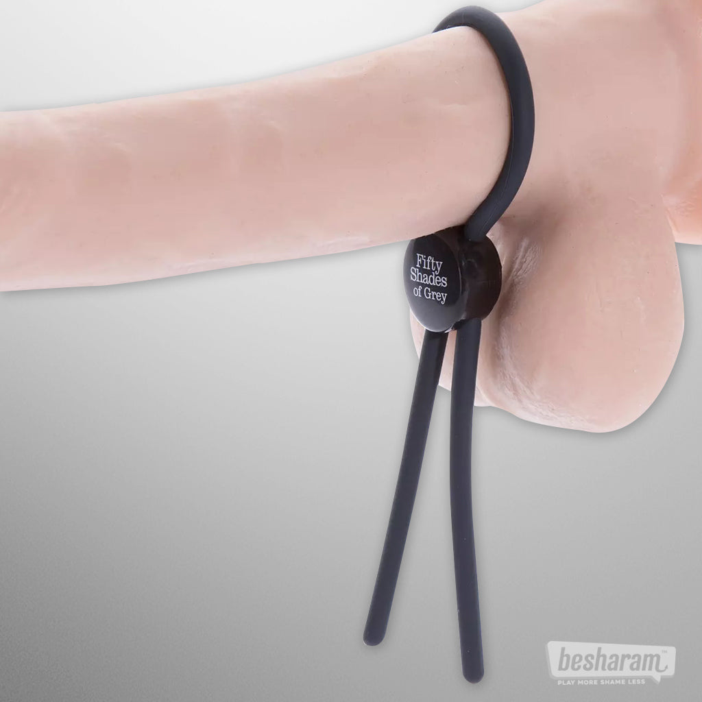 Fifty Shades of Grey Adjustable Cock Ring-IMbesharam.com