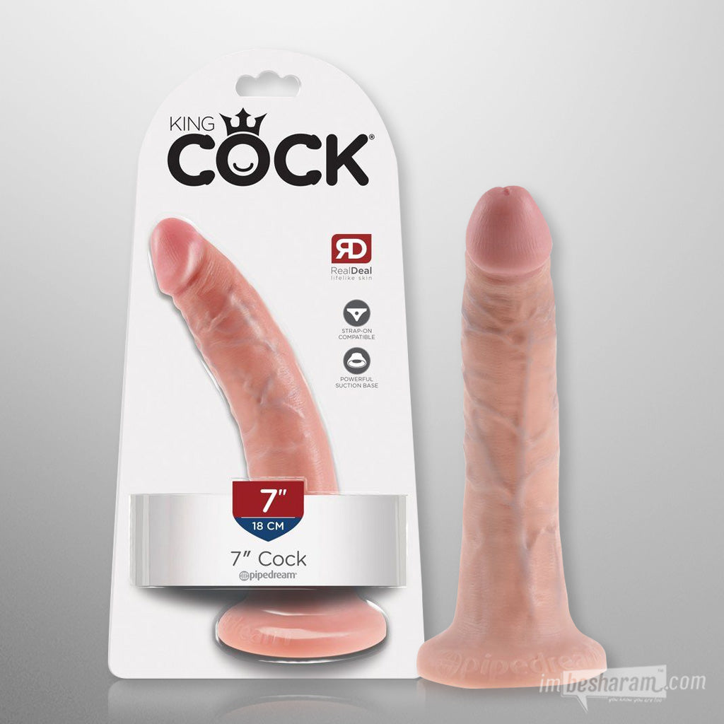King Cock 7" Realistic Dildo-IMbesharam.com