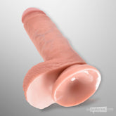 King Cock 7" Cock with Balls Suction