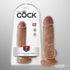 King Cock 7" Cock with Balls Tan Unboxed
