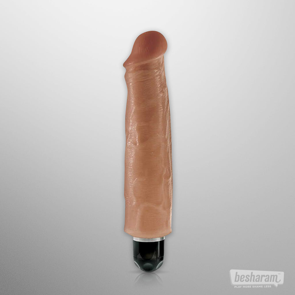 King Cock 7" Stiffy Realistic Dildo + Vibration-IMbesharam.com