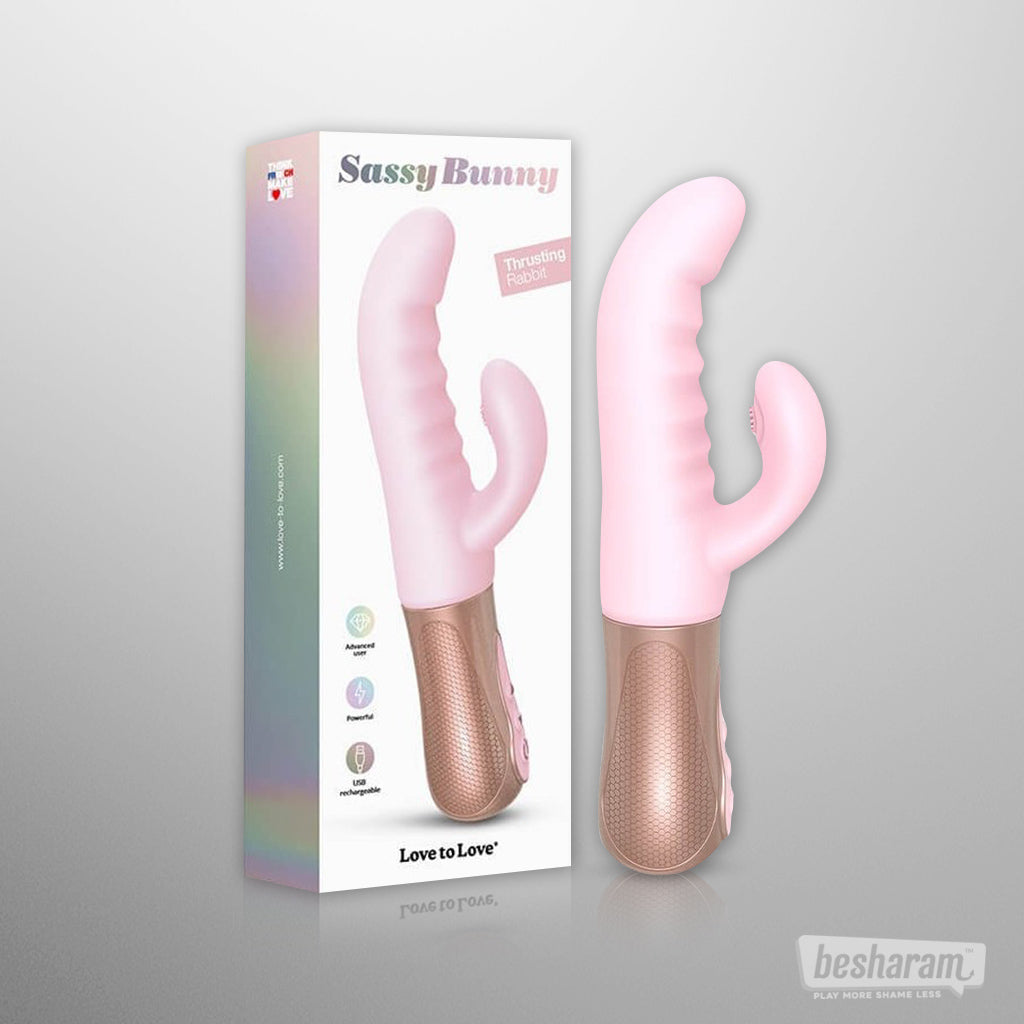 Love to Love Sassy Bunny Thrusting Vibrator