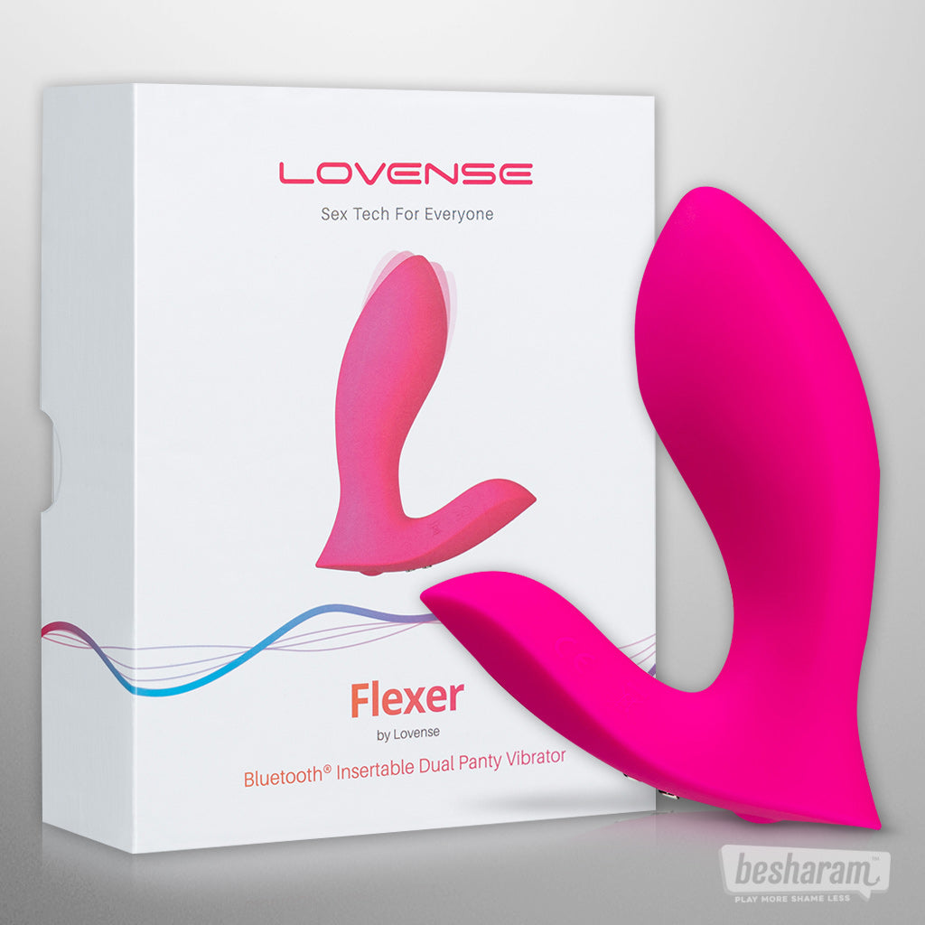 Lovense FLEXER Smart Insertable Panty Vibrator-IMbesharam.com