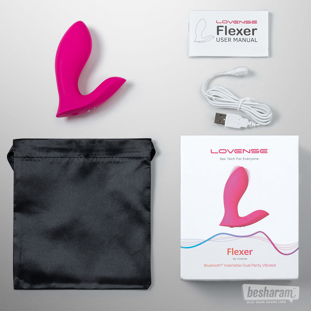 Lovense FLEXER Smart Insertable Panty Vibrator-IMbesharam.com