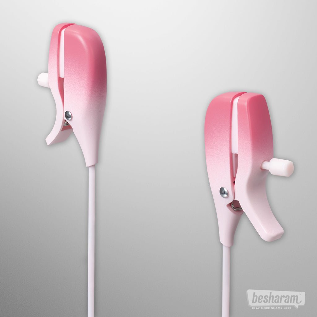 Lovense GEMINI Smart Vibrating Nipple Clamps-IMbesharam.com