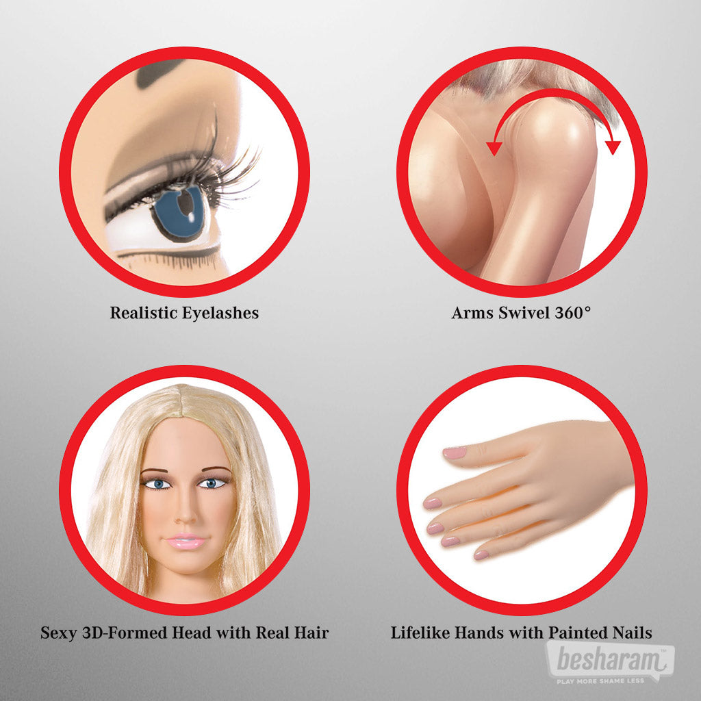 PDX Extreme Hannah Harper Life-Size Love Doll-IMbesharam.com