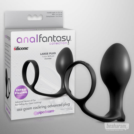 Anal Fantasy Ass-Gasm Cockring Advanced Plug-IMbesharam.com
