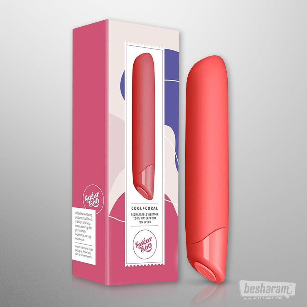 SugarBoo Cool Coral Bullet Vibrator-IMbesharam.com