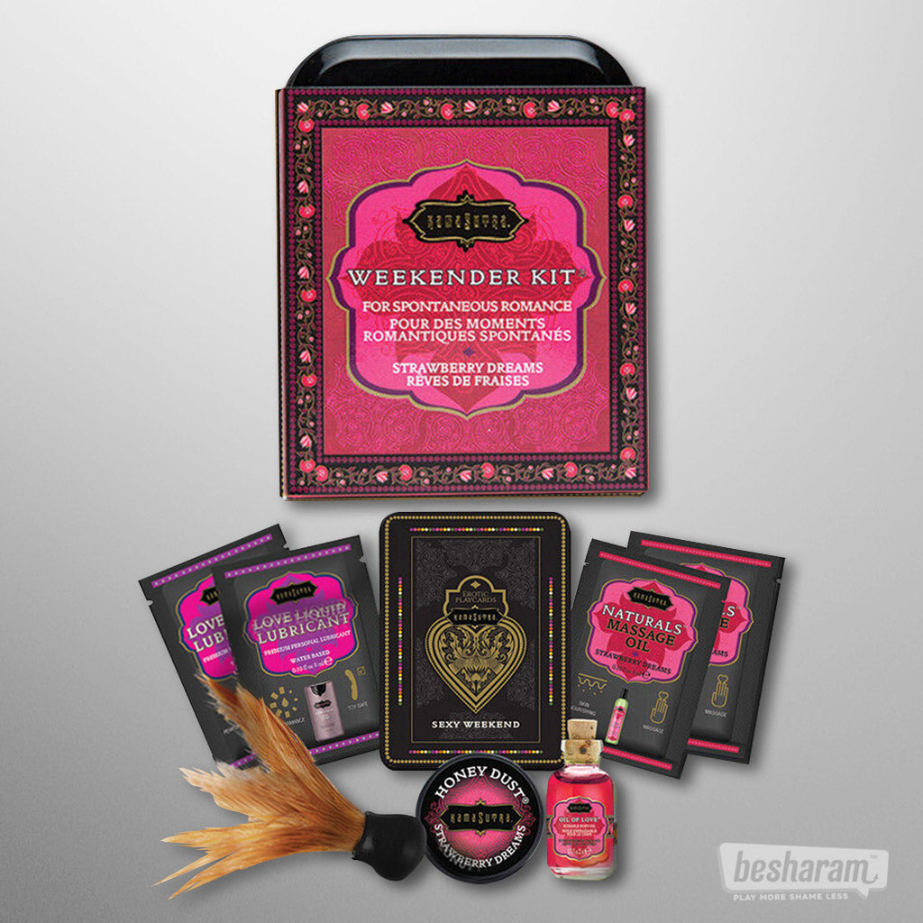 Kama Sutra The Weekender Kit-Strawberry Dreams