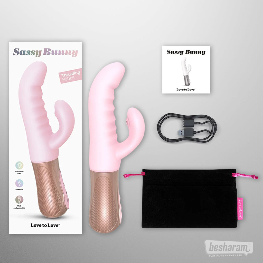 Love to Love Sassy Bunny Thrusting Vibrator