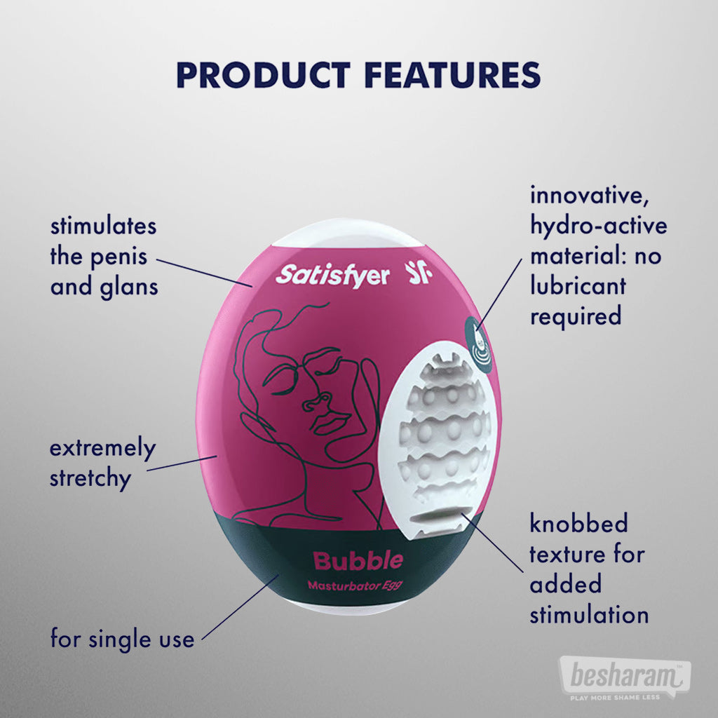 Satisfyer Egg Masturbator-IMbesharam.com