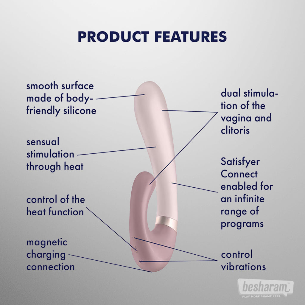 Satisfyer Heat Wave App Controlled Warming Vibrator-IMbesharam.com