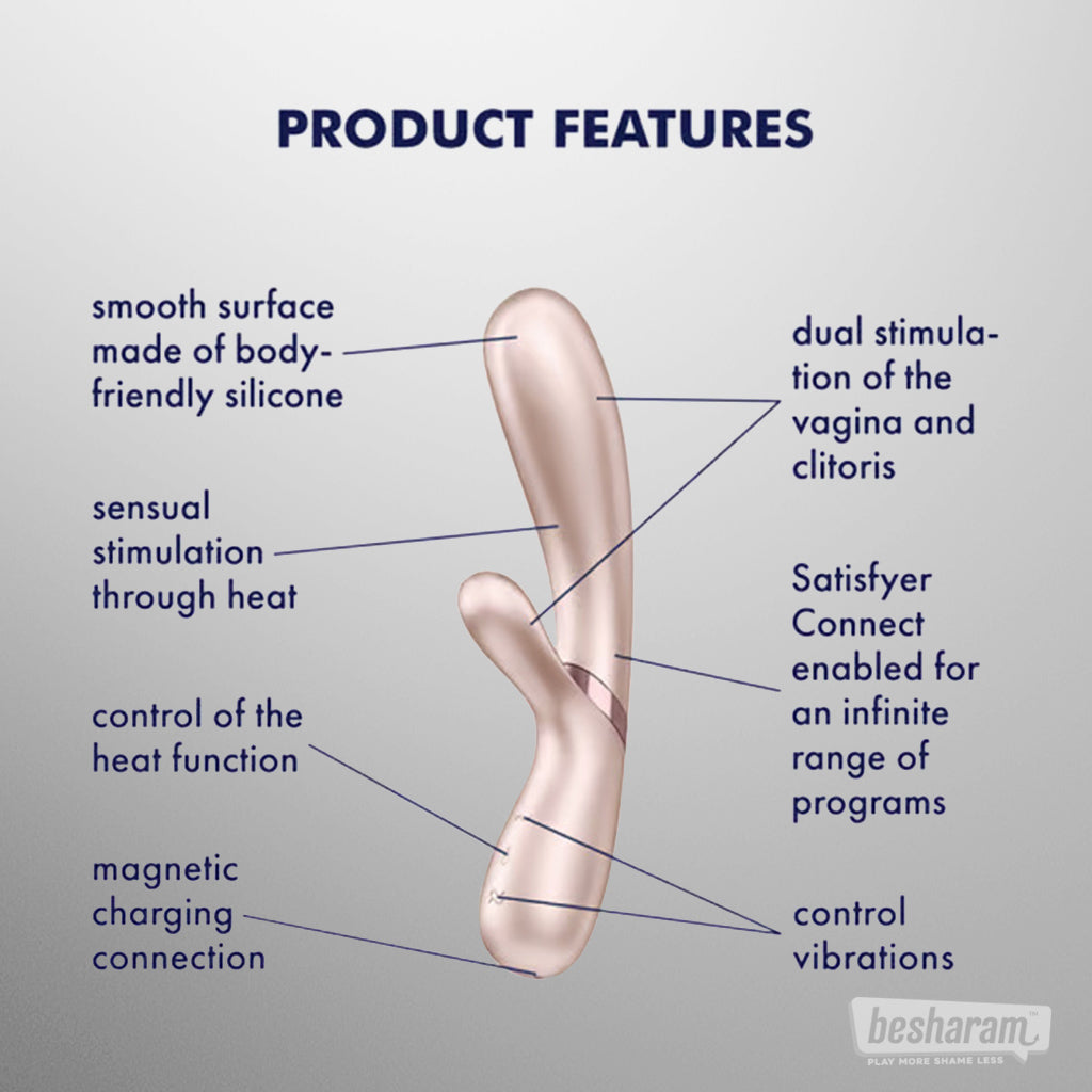 Satisfyer Hot Lover App Controlled Warming Vibrator-IMbesharam.com