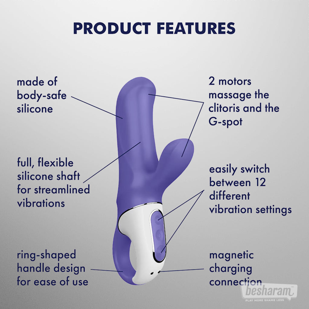 Satisfyer Magic Bunny Rabbit Vibrator-IMbesharam.com